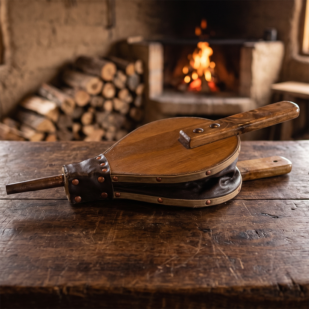 Fuelle artesanal de madera y | Don Monchito BBQ