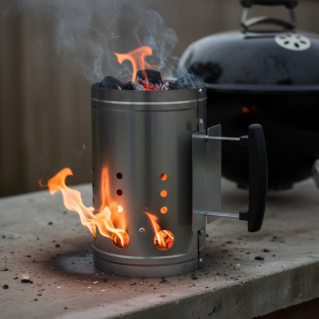 Iniciador, chimenea o maricón de encendido para parrillas | DMBBQ