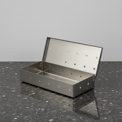 Caja ahumadora de acero inoxidable Mr.W | Kangkawe