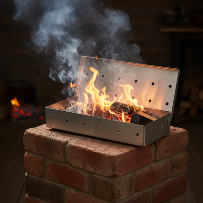 Caja ahumadora de acero inoxidable Mr.W | Kangkawe